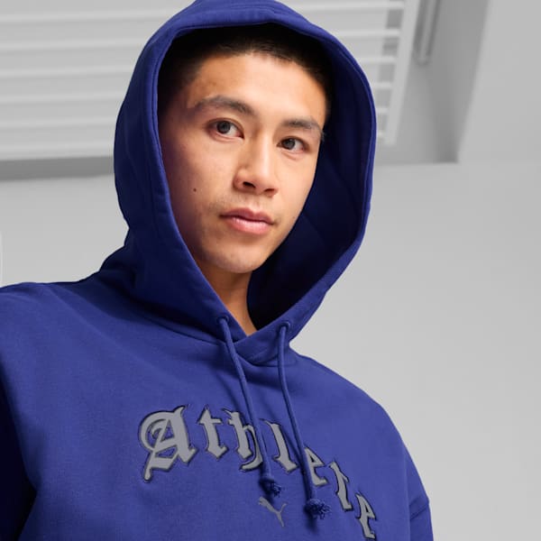 GRAPHICS "Athlete" Hoodie Men, Lapis Lazuli, extralarge